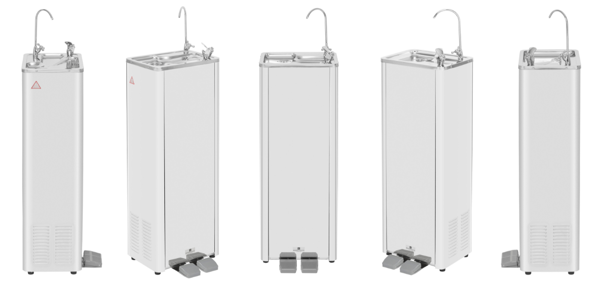 PEDAIS MAC 200 F3 2 EM AÇO INOXIDÁVEL